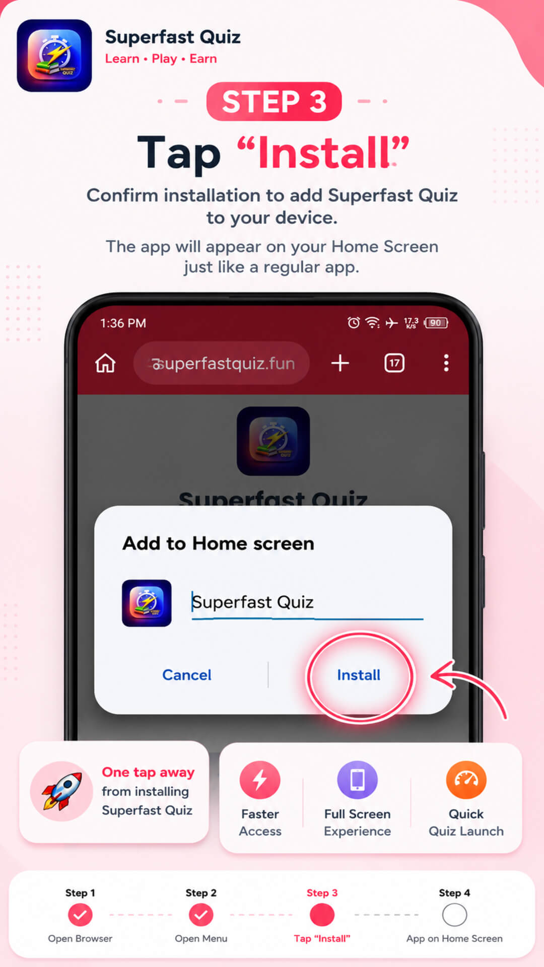 Install confirmation